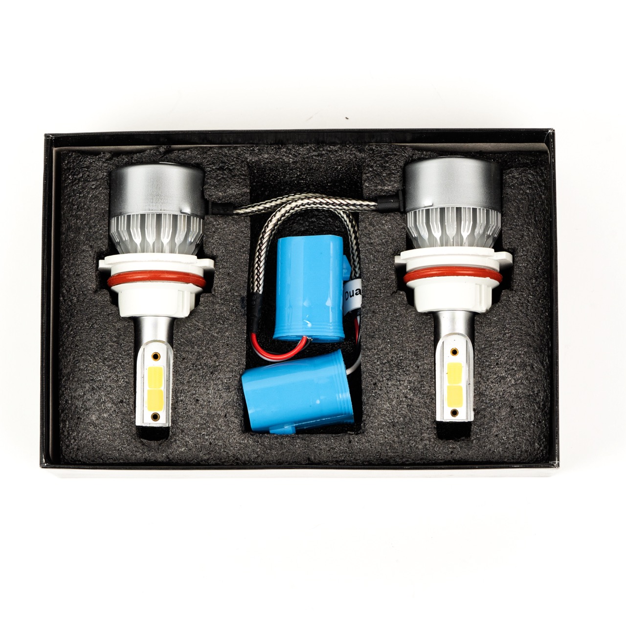 LUZ LED PAR BOMBILLO CARRO DUAL COLOR 36W 3800lm 9007