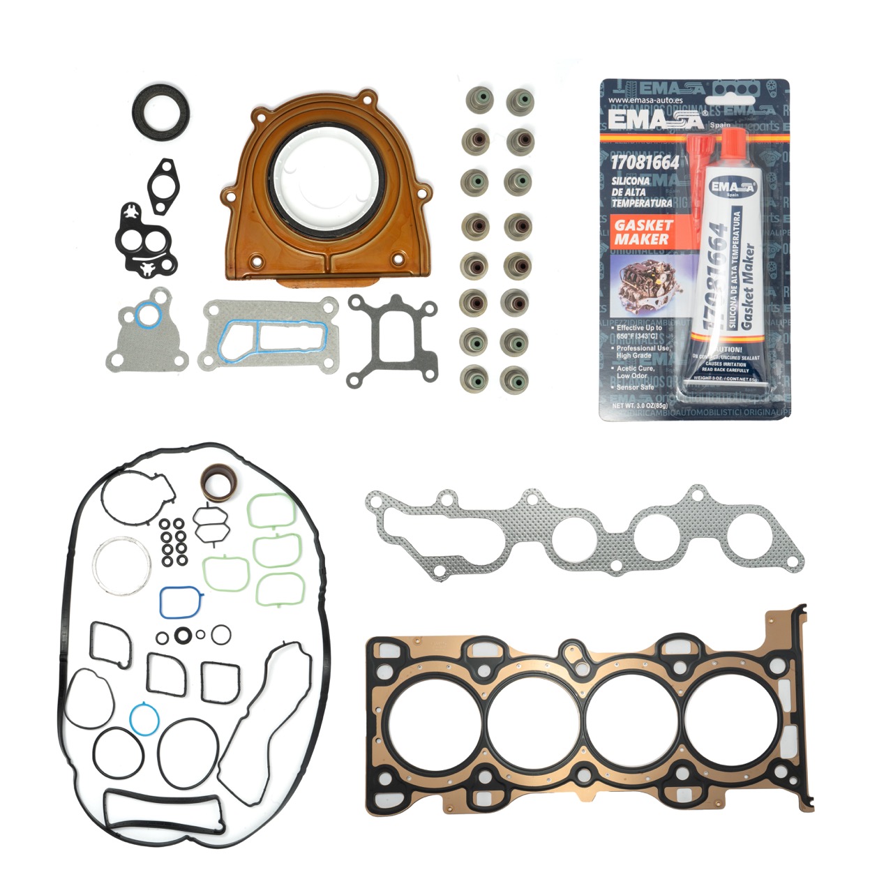 EMPAQUE MOTOR COMPLETO (MLS) MAZDA 3/ 6 / FORD ECOSPORT 2.0L / FOCUS DURATEC 2.0L/  RANGER 2.3  (INC