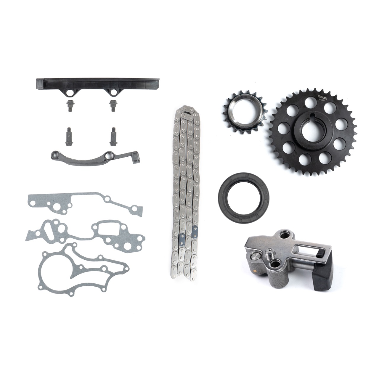 KIT DISTRIBUCION CADENA TOYOTA 2.4L 22R-22RE-22REC-22RTEC HILUX / RUNNER (10PCS)